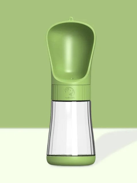 Travel Dog Water Bottle 2-in-1 — Leak-Proof Portable Pet Drinking Bottle