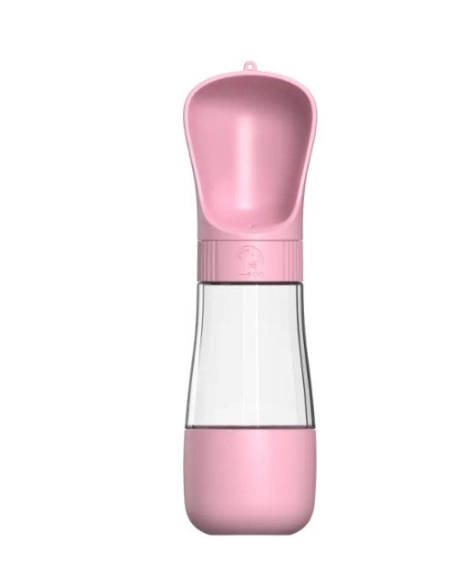 Travel Dog Water Bottle 2-in-1 — Leak-Proof Portable Pet Drinking Bottle